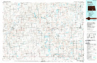 Wishek 1986 topographic map preview