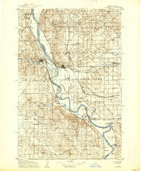 Bismarck 1907 topographic map thumbnail