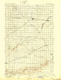 Casselton 1897 topographic map thumbnail