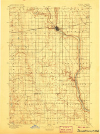 Jamestown 1896 topographic map thumbnail
