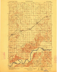 Ray 1911 topographic map preview