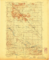 Wyndmere 1907 topographic map thumbnail