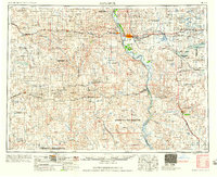 Bismarck 1958 topographic map thumbnail