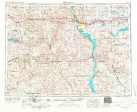 Bismarck 1954 topographic map thumbnail