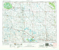 Devils Lake 1953 topographic map thumbnail