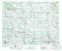 Devils Lake 1953 topographic map thumbnail