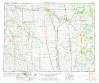 Grand Forks 1952 topographic map thumbnail