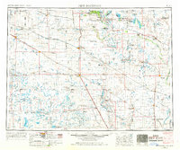 New Rockford 1952 topographic map thumbnail