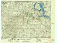 Watford City 1957 topographic map thumbnail