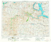 Watford City 1953 topographic map thumbnail