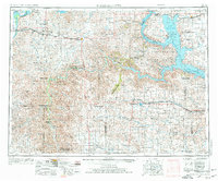Watford City 1953 topographic map thumbnail