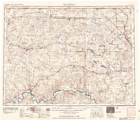 Williston 1957 topographic map thumbnail