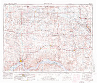 Williston 1953 topographic map thumbnail