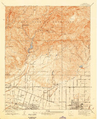 La Verne topographic map thumbnail