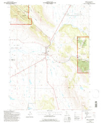 Adin 1993 topographic map thumbnail