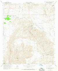 Agua Caliente Springs 1959 topographic map thumbnail