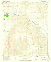 Agua Caliente Springs 1959 topographic map thumbnail