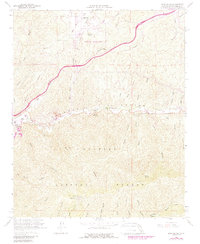 Agua Dulce 1960 topographic map thumbnail