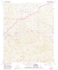 Agua Dulce 1960 topographic map thumbnail