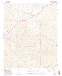 Agua Dulce 1960 topographic map thumbnail