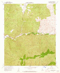 Agua Dulce 1960 topographic map thumbnail