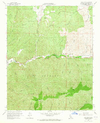 Agua Dulce 1960 topographic map thumbnail