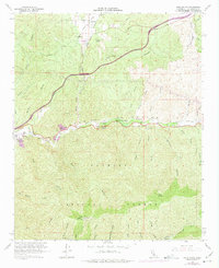Agua Dulce 1960 topographic map thumbnail