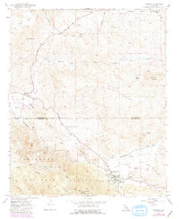 Aguanga 1954 topographic map thumbnail