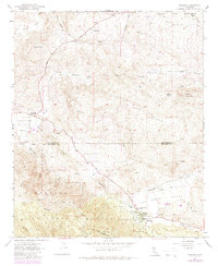 Aguanga 1954 topographic map thumbnail