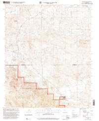 Aguanga 1997 topographic map thumbnail