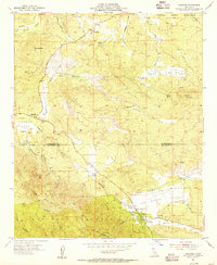 Aguanga 1954 topographic map thumbnail