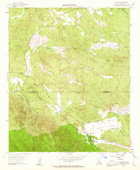 Aguanga 1954 topographic map thumbnail