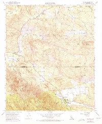 Aguanga 1954 topographic map thumbnail
