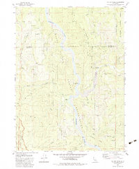 Ah Pah Ridge 1983 topographic map thumbnail