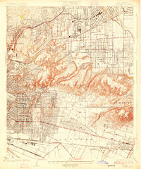 Alhambra topographic map thumbnail
