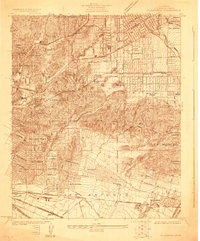 Alhambra 1924 topographic map thumbnail