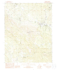 Ahwahnee 1990 topographic map thumbnail