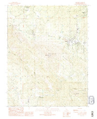 Ahwahnee 1990 topographic map thumbnail