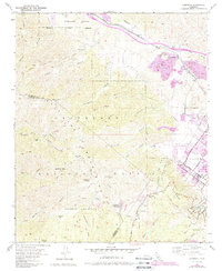 Alberhill 1954 topographic map thumbnail