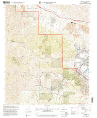 Alberhill 1997 topographic map thumbnail