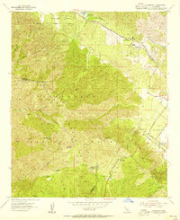 Alberhill 1954 topographic map thumbnail