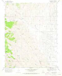 Alcalde Hills 1969 topographic map thumbnail