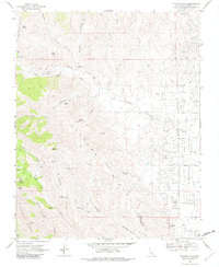 Alcalde Hills 1969 topographic map thumbnail