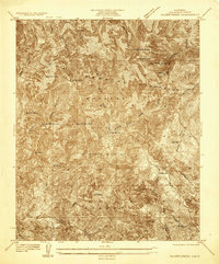 Alder Creek 1935 topographic map thumbnail