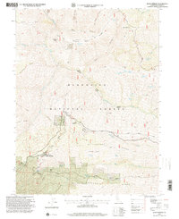 Alder Springs 1996 topographic map thumbnail