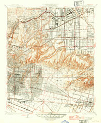 Alhambra 1926 topographic map thumbnail