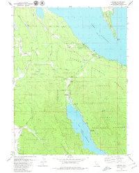 Almanor 1979 topographic map thumbnail