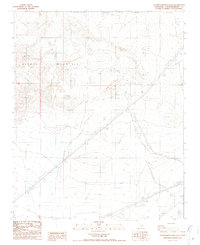 Alvord Mountain East 1986 topographic map thumbnail