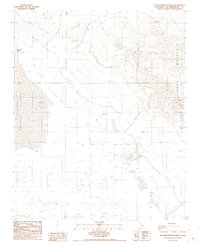 Alvord Mountain West 1986 topographic map thumbnail