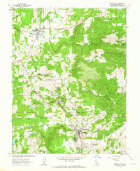 Amador City 1962 topographic map thumbnail